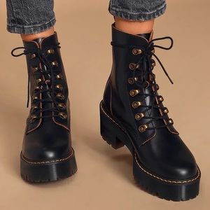 DR. MARTENS Leona Platform Boots
